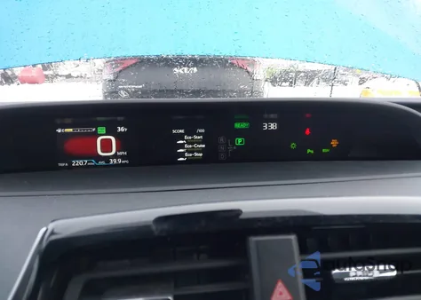 2019 Toyota Prius Le from USA, damaged, VIN JTDL9RFU0K3007792